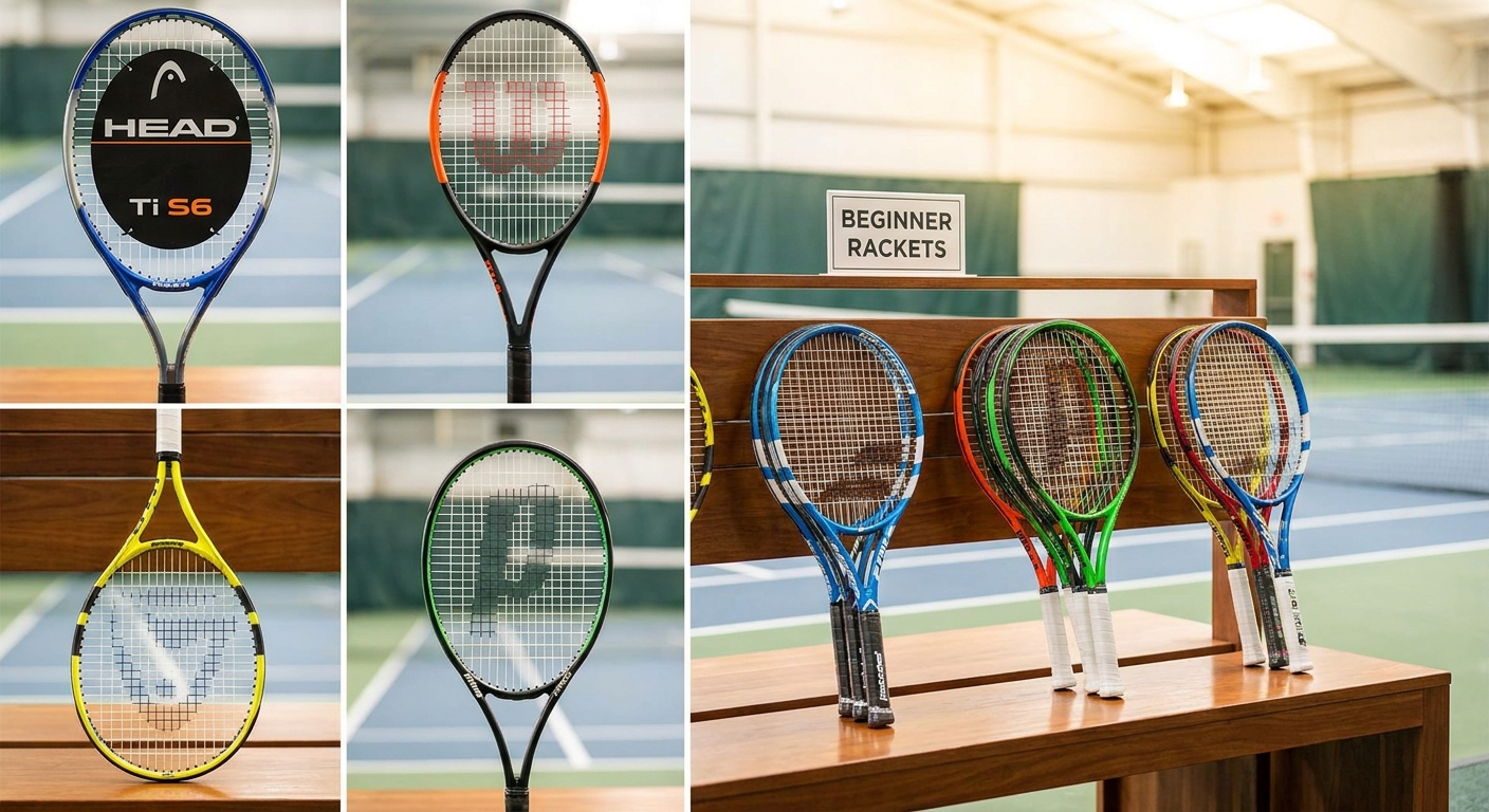 Best Beginner Tennis Rackets: HEAD Ti S6, Wilson Ultra 108 & More