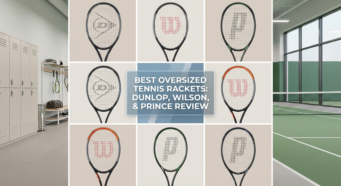 Best Oversized Tennis Rackets: Dunlop, Wilson, and Prince Review Best Oversized Tennis Rackets: Dunlop, Wilson, and Prince Review