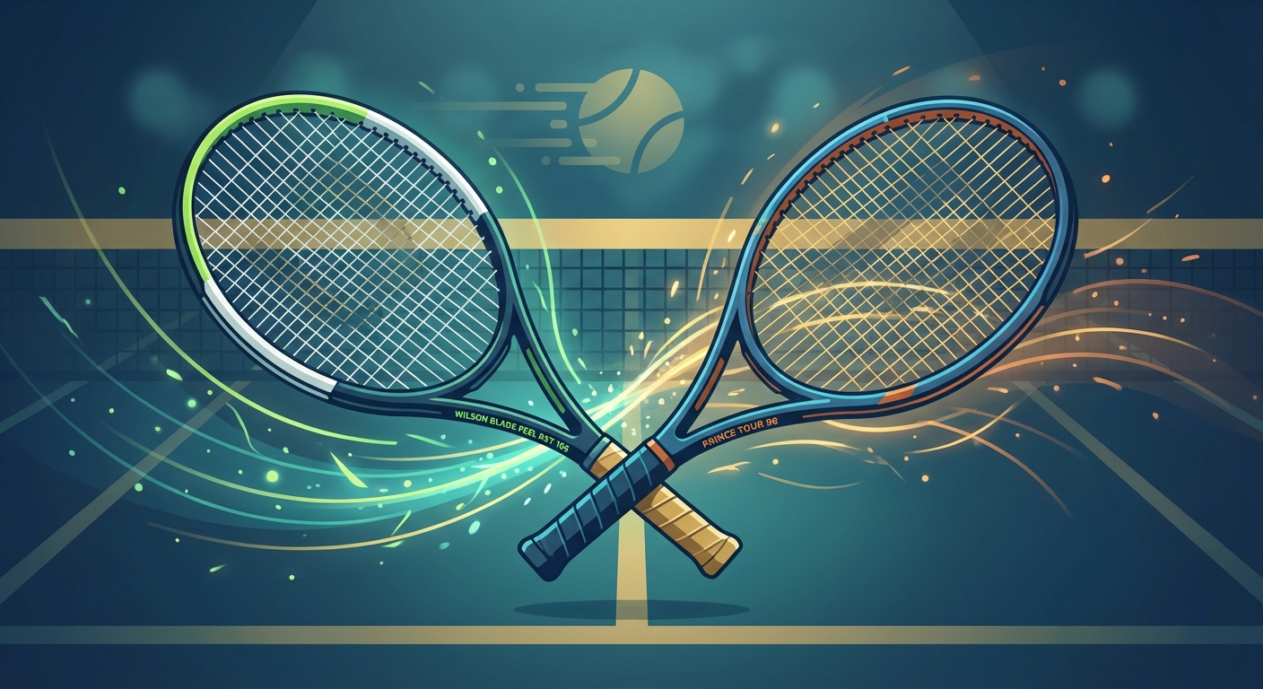 Wilson Blade Feel RXT 105 vs Prince Tour 98: The Ultimate Tennis Racket Showdown Wilson Blade Feel RXT 105 vs Prince Tour 98: The Ultimate Tennis Racket Showdown