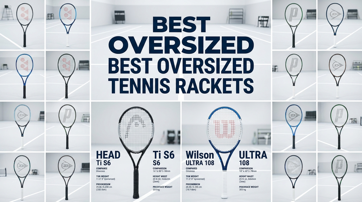 Best Oversized Tennis Rackets: HEAD Ti S6 vs Wilson Ultra 108