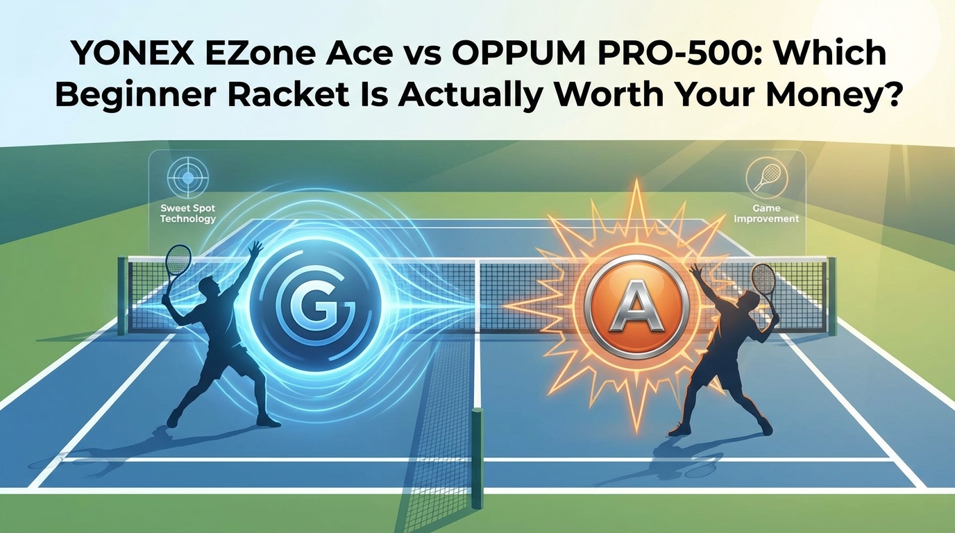 YONEX EZone Ace vs OPPUM PRO-500: Which Beginner Racket Is Actually Worth Your Money?