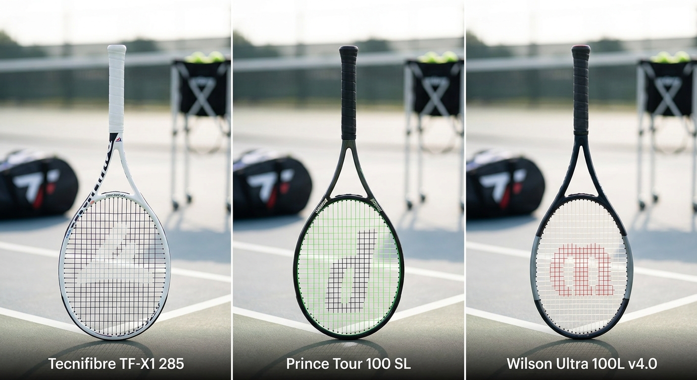 Tecnifibre TF-X1 vs Prince Tour vs Wilson Ultra: Racket Comparison