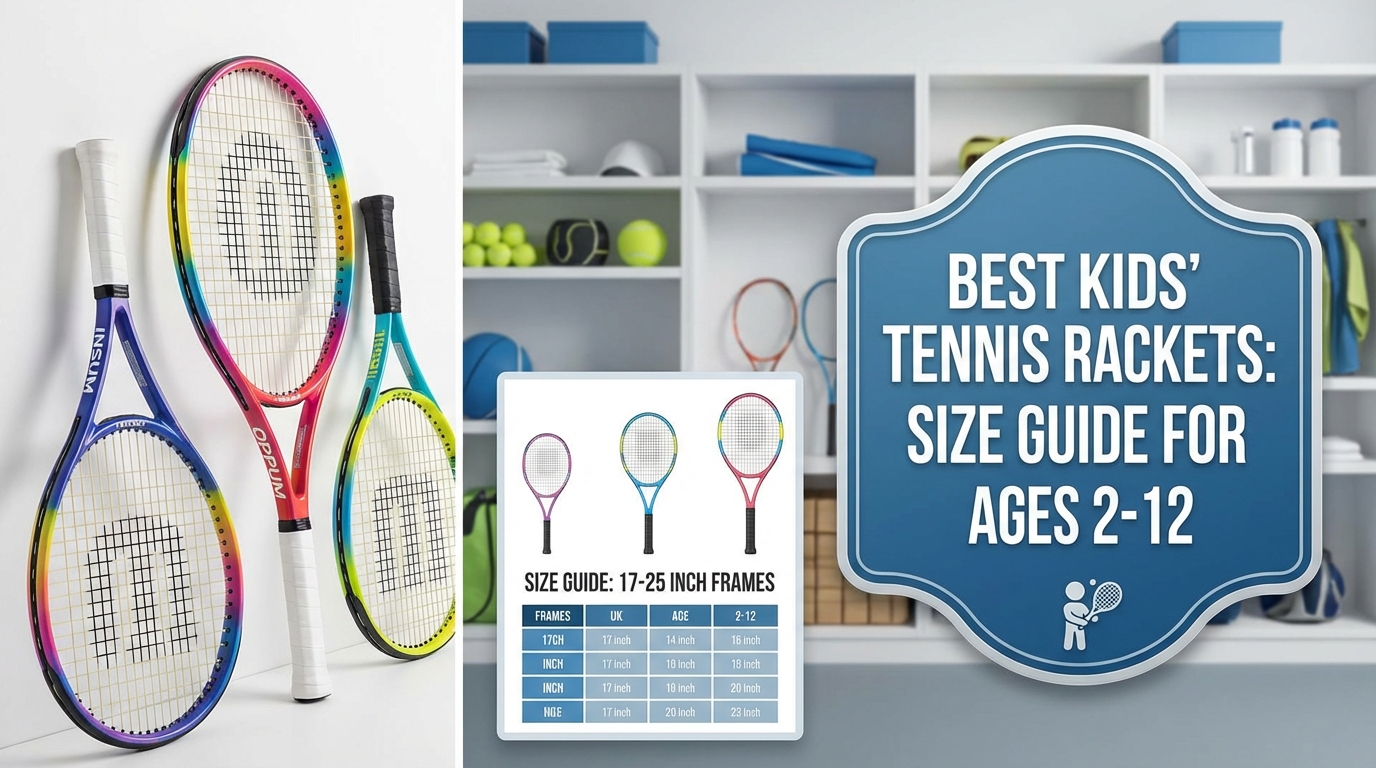Best Kids' Tennis Rackets: Size Guide for Ages 2-12