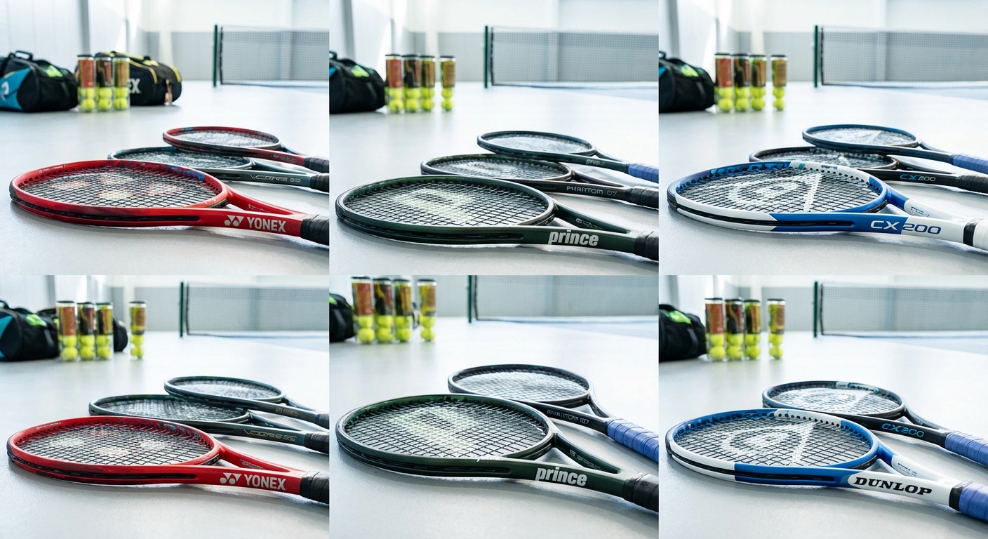Advanced Tennis Racket Shootout: Yonex, Prince, and Dunlop Compared