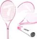 Teloon Tennis Rackets 2-Pack 27-inch Black-Pink - Image 2